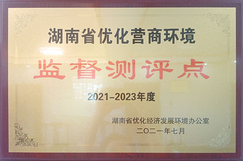 湖南省優(yōu)化營商環(huán)境監(jiān)督測評點